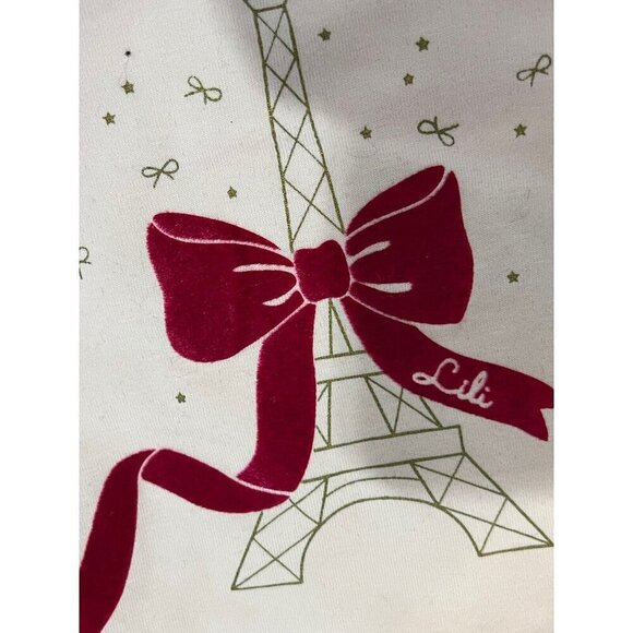 Lili Gaufrette Tee Shirt Eiffel Tower Paris Printed 18 Months Pink - Picture 4 of 5